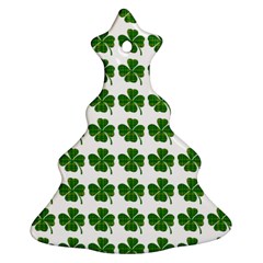 Shamrocks Clover Green Leaf Ornament (christmas Tree)  by HermanTelo