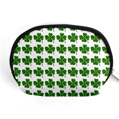 Shamrocks Clover Green Leaf Accessory Pouch (medium)