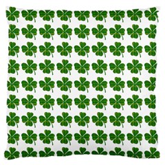 Shamrocks Clover Green Leaf Standard Flano Cushion Case (one Side)