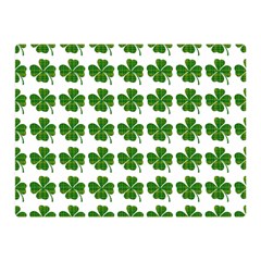 Shamrocks Clover Green Leaf Double Sided Flano Blanket (mini) 