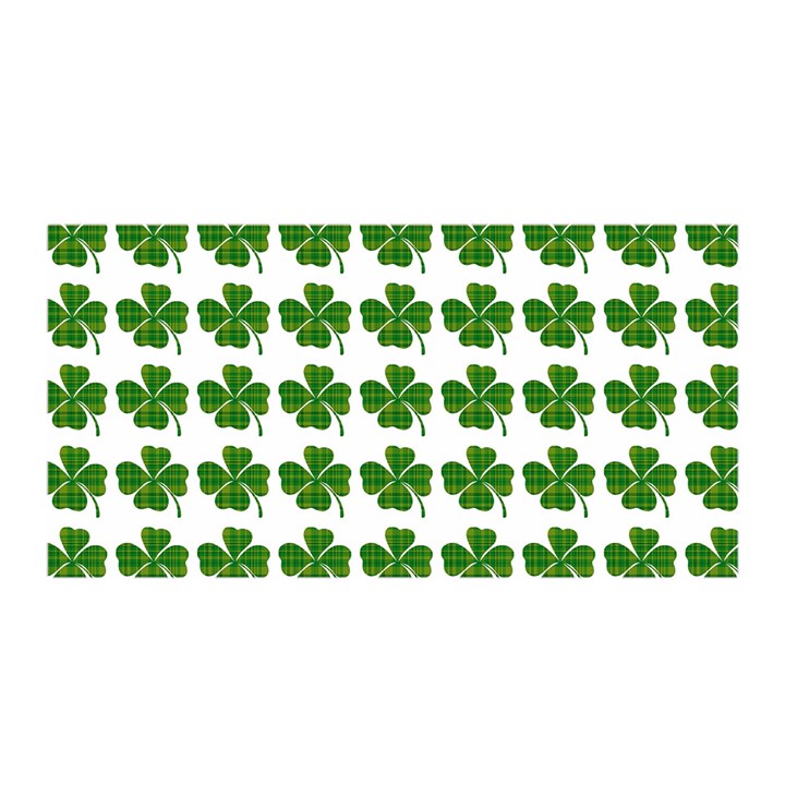 Shamrocks Clover Green Leaf Satin Wrap