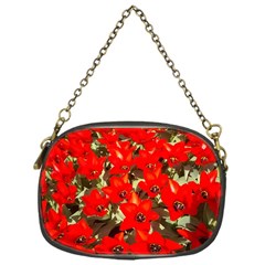 Columbus Commons Red Tulips Chain Purse (one Side) by Riverwoman