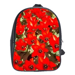 Columbus Commons Red Tulips School Bag (large)