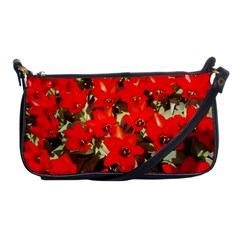 Columbus Commons Red Tulips Shoulder Clutch Bag by Riverwoman