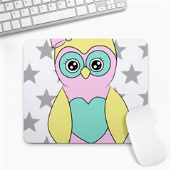 Sowa Child Owls Animals Large Mousepads by Sapixe