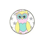 Sowa Child Owls Animals Hat Clip Ball Marker (4 pack) Front