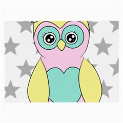 Sowa Child Owls Animals Large Glasses Cloth by Sapixe