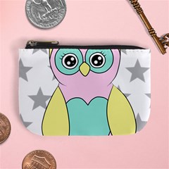 Sowa Child Owls Animals Mini Coin Purse by Sapixe