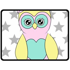 Sowa Child Owls Animals Fleece Blanket (large)  by Sapixe