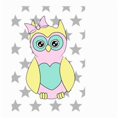 Sowa Child Owls Animals Small Garden Flag (two Sides) by Sapixe