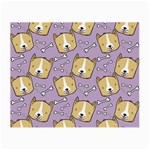 Corgi Pattern Small Glasses Cloth Front