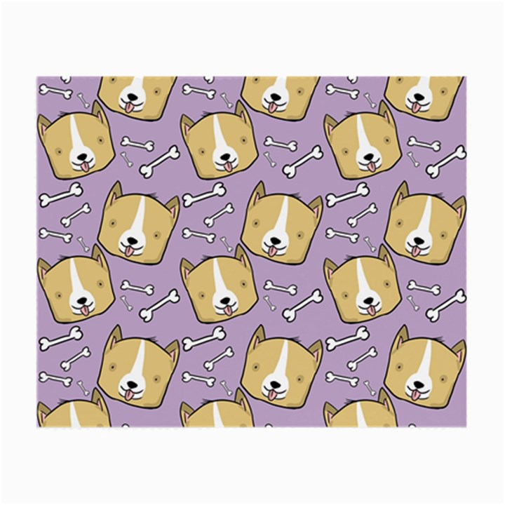 Corgi Pattern Small Glasses Cloth