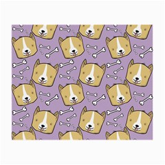 Corgi Pattern Small Glasses Cloth (2 Sides)