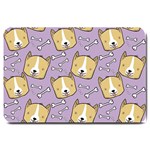 Corgi Pattern Large Doormat  30 x20  Door Mat