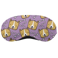 Corgi Pattern Sleeping Mask