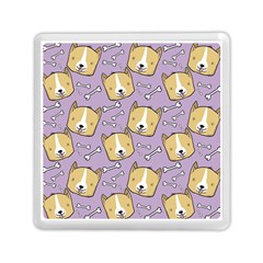 Corgi Pattern Memory Card Reader (Square)