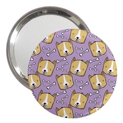 Corgi Pattern 3  Handbag Mirrors