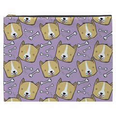 Corgi Pattern Cosmetic Bag (XXXL)