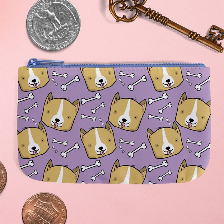 Corgi Pattern Large Coin Purse