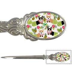 Corgis Hula Pattern Letter Opener by Sapixe