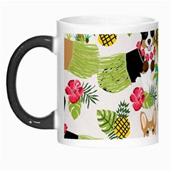 Corgis Hula Pattern Morph Mugs by Sapixe