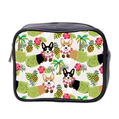 Corgis Hula Pattern Mini Toiletries Bag (two Sides) by Sapixe