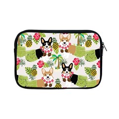 Corgis Hula Pattern Apple Ipad Mini Zipper Cases by Sapixe