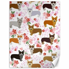 Corgis Corgi Pattern Canvas 36  X 48  by Sapixe