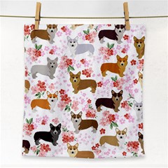 Corgis Corgi Pattern Face Towel by Sapixe