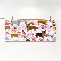 Corgis Corgi Pattern Hand Towel by Sapixe