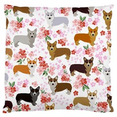 Corgis Corgi Pattern Large Cushion Case (one Side) by Sapixe