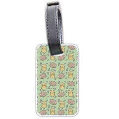 Hamster Pattern Luggage Tag (two Sides) by Sapixe