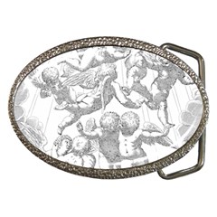 Angel Line Art Religion Angelic Belt Buckles by Sapixe