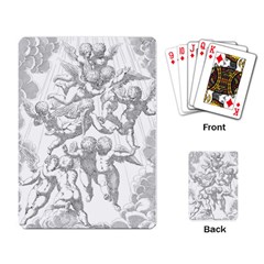 Angel Line Art Religion Angelic Playing Cards Single Design by Sapixe