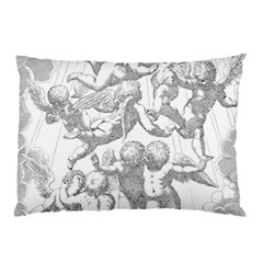 Angel Line Art Religion Angelic Pillow Case by Sapixe