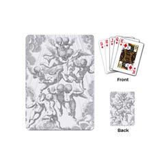 Angel Line Art Religion Angelic Playing Cards (mini) by Sapixe