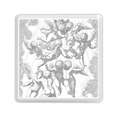 Angel Line Art Religion Angelic Memory Card Reader (square) by Sapixe