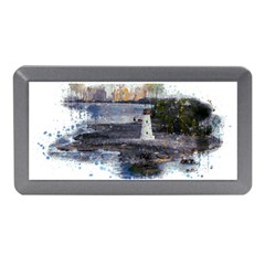 Lighthouse Art Sea Ocean Vintage Memory Card Reader (mini) by Sapixe