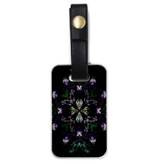 Fractal Fractal Art Texture Luggage Tag (one Side) by Sapixe