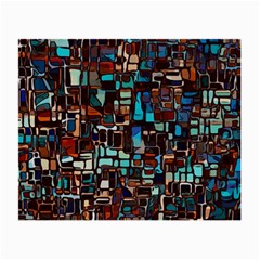 Stained Glass Mosaic Abstract Small Glasses Cloth