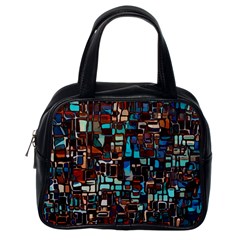 Stained Glass Mosaic Abstract Classic Handbag (one Side) by Sapixe