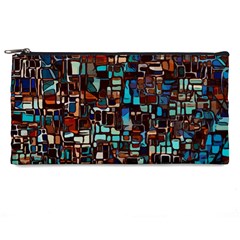 Stained Glass Mosaic Abstract Pencil Cases by Sapixe