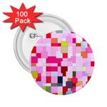 The Framework Paintings Square 2.25  Buttons (100 pack)  Front