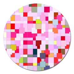 The Framework Paintings Square Magnet 5  (round) by Sapixe