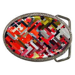 Maze Mazes Fabric Fabrics Color Belt Buckles