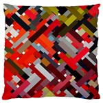 Maze Mazes Fabric Fabrics Color Standard Flano Cushion Case (Two Sides) Back