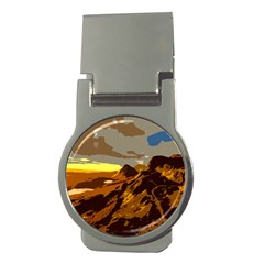 Scotland Monti Mountains Mountain Money Clips (round)  by Sapixe