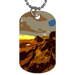 Scotland Monti Mountains Mountain Dog Tag (one Side) by Sapixe