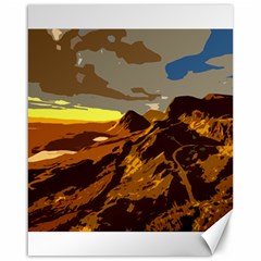 Scotland Monti Mountains Mountain Canvas 16  X 20  by Sapixe