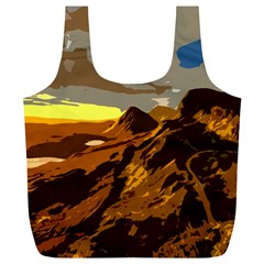 Scotland Monti Mountains Mountain Full Print Recycle Bag (xl) by Sapixe